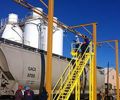 Tether Track Fall Protection Systems
