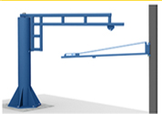 enclosed track jib crane