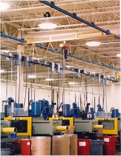 Ceiling Mounted Work Station Crane with Hoist