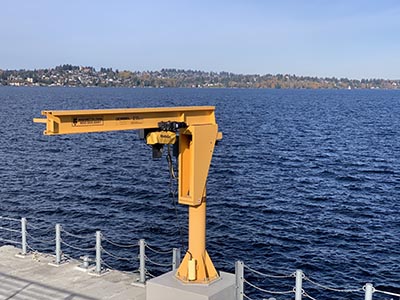 Free Standing Jib Crane in Seattle