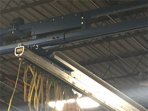ceiling mounted work station crane