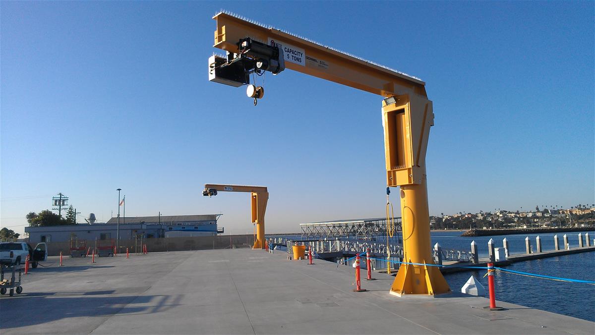 Free Standing Jib Cranes Gorbel