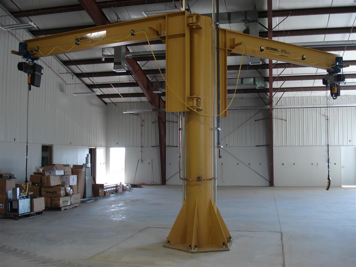 Free Standing Jib Cranes Gorbel