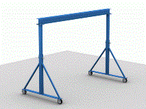 Adjustable Height Gantry Crane