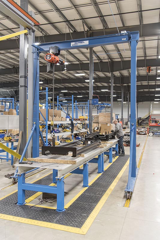 Adjustable Height Gantry Cranes Gorbel