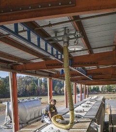 Fall Protection custom application for rail road maintenance 