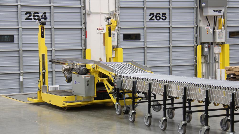 Container Unloading Conveyor - Destuff-IT - Materials Handling